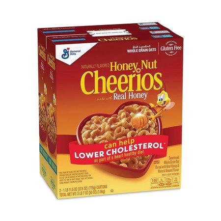 Cheerios Honey Nut Cereal, 275 oz Box, PK2, 2PK 40106